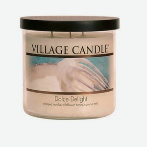 VILLAGE CANDLE Ароматическая свеча  Dolce Delight , стакан, маленькая