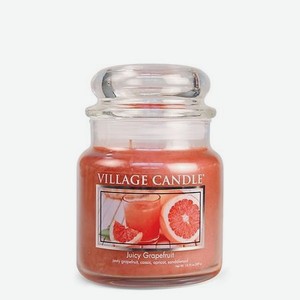 VILLAGE CANDLE Ароматическая свеча  Juicy Grapefruit , средняя