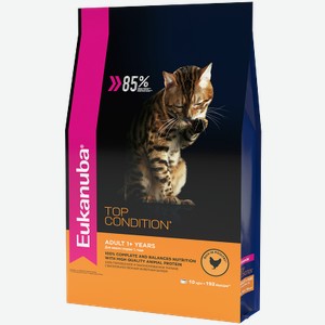 EUKANUBA 2кг для кошек с домашней птицей Top Condition