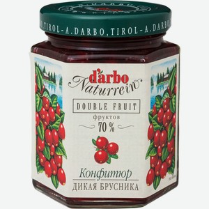 Конфитюр Darbo Naturrein из дикой брусники, 200г