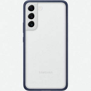 Чехол Samsung Frame S22+ прозр.с темно-синей рамкой (EF-MS906)
