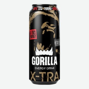 Энергетический напиток Gorilla Extra кофе газированный 0,45 л