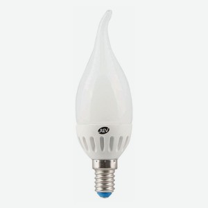 Лампа светодиодная REV E14 5 Вт 4000 K свеча на ветру матовая