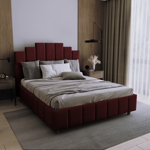 Lazurit Кровать с подъемным механизмом Амальфи Красный