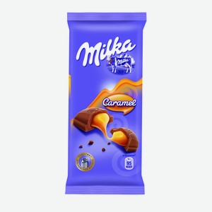 Шоколад Милка Молочный С Карамельной Начинкой 90г
