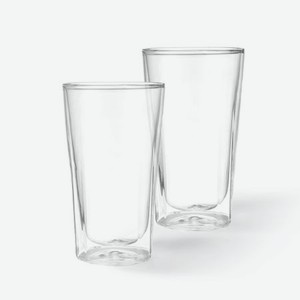 Набор из 2-х стаканов Fissman Ristretto двойные стенки 300 мл