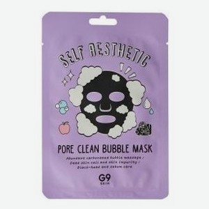 Тканевая маска для лица Self Aesthetic Pore Clean Bubble Mask 23мл
