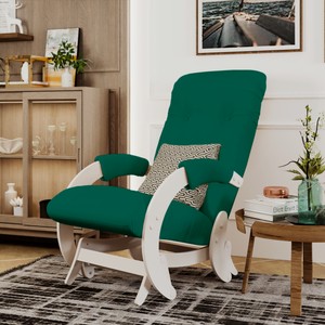 Lazurit Мягкое кресло-глайдер Баден Зелёный 890 мм 600 мм 960 мм