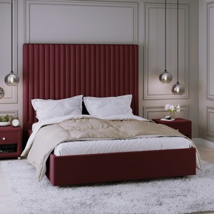 Lazurit Кровать с подъемным механизмом Массимо Красный