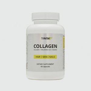 Коллаген, Гиалуроновая кислота + Витамин С 1WIN Hair Skin Nails 60 шт