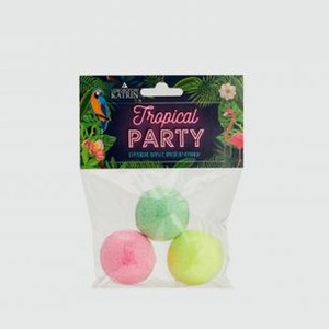 Набор шаров для ванн LABOROTORY KATRIN Tropical Party 3 шт