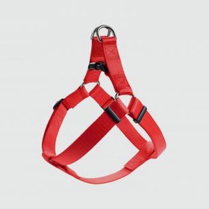 Шлейка для собак из нейлона, красная HUNTER Harness Ecco Quick M размер