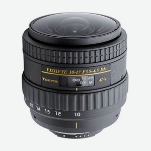Объектив Tokina AT-X 107 F3.5-4.5 DX Fisheye NON HOOD N/AF (10-17mm) для Nikon