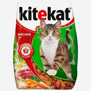 Корм для кошек сухой Kitekat мясной пир 800г