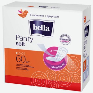 Прокладки ежедневные Bella Panty Soft 60 штук
