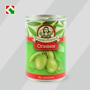 Оливки без косточки  DONNA OLIVIA , 300мл ж/б