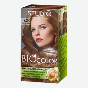 Крем-краска для волос Studio Professional BioColor тон 7.34, Лесной орех, 115 мл