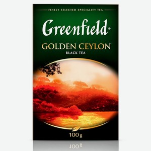 Чай Greenfield Golden Ceylon 100г к/л
