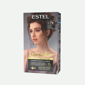 Estel Color Signature Крем-гель краска для волос 6/74 Парижские каштаны