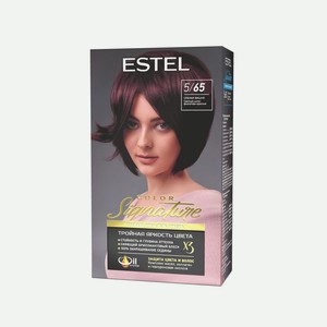 Estel Color Signature Крем-гель краска для волос 5/65 Спелая вишня