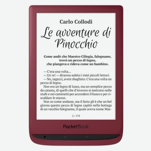 Электронная книга PocketBook 628 Touch Lux 5 Ruby Red (красный)