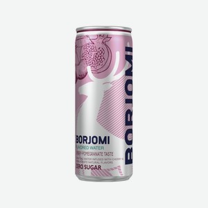 Напиток газированный Borjomi Flavored Water вишня-гранат, 330 мл