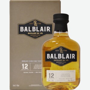 Виски Balblair 12 Year Old 0.7л