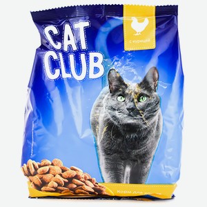 Корм для кошек с курицей Cat club 350г