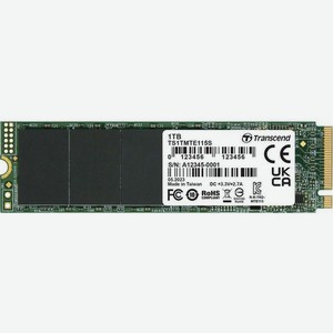 SSD накопитель Transcend 115S TS1TMTE115S 1ТБ, M.2 2280, PCI-E 3.0 x4, NVMe, M.2