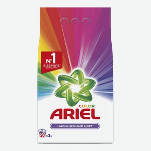 Стиральный порошок Ariel Color Deluxe для цветного белья, автомат, 3 кг