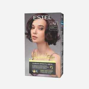 Estel Color Signature Крем-гель краска для волос 6/76 Горький шоколад