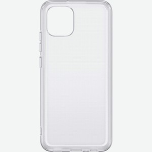 Чехол Samsung Soft Clear Cover A03 прозрачный (EF-QA035)