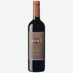 Вино SORT Шираз красное сухое, 0,75л