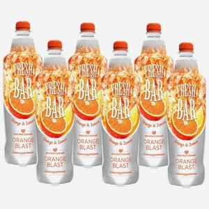 Напиток газированный Fresh Bar Orange Blast апельсин-лимон, 480 мл, пластиковая бутылка