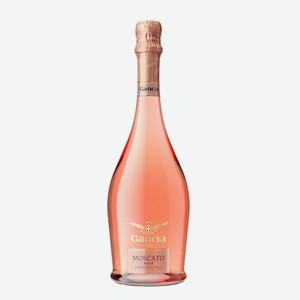 Вино игристое  Ганча Москато Розе  розовое сладкое 7% 0,75л (Италия)