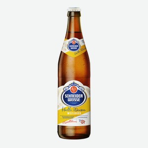 Пиво Schneider Weisse Tap 01 Meine Helle Weisse светлое непастериз н/фильтр 4,9% 0,5л ст/б (Германия)