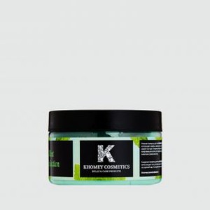 Соляная Скраб-Полироль для тела с эфирным маслом мяты KHOMEY COSMETICS Mint Satisfaction 350 гр