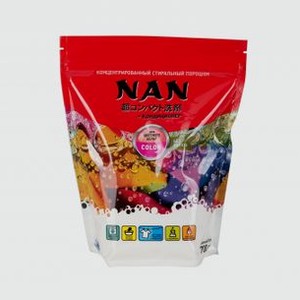 Стиральный порошок (сменный блок) NAN Для Цветного Белья, Суперконцентрированный 700 гр
