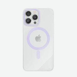 Чехол защитный VLP Line case with MagSafe для iPhone 14 Pro, фиолетовый