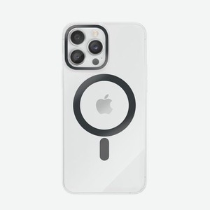 Чехол защитный VLP Line case with MagSafe для iPhone 14 ProMax, черный