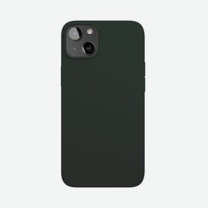 Чехол защитный VLP Silicone case для iPhone 13 mini, темно-зеленый