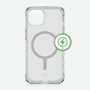 Чехол антибактериальный ITSKINS SUPREME CLEAR для iPhone 14 Plus ( 6.7 ), белый/прозрачный, , шт