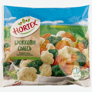 Овощная смесь замороженная Хортекс Брокколи Хортекс Холдинг м/у, 400 г