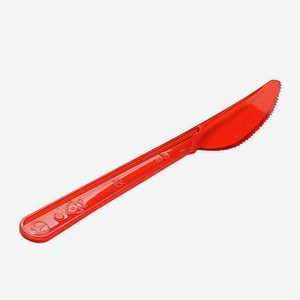 Набор одноразовых ножей «Мистерия» красные, 10 штук