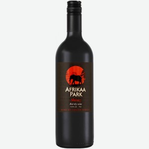Вино  Африкаа Парк  Шираз, 750 мл, Красное, Сухое