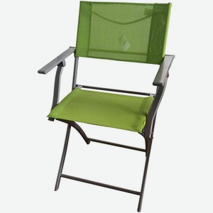 Кресло туристическое складное зеленое, 54×52×84 см