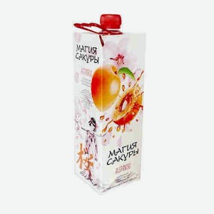 Напиток Плодовый Магия Сакуры Абрикос Полусладкое 8-10% 1л Пэт