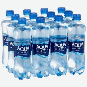 Вода питьевая газированная Aqua Minerale, 500 мл (12 шт.)