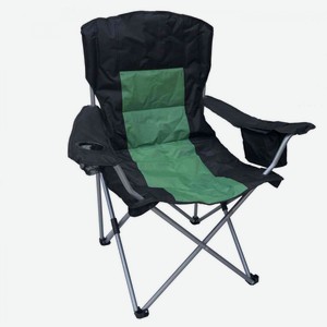Кресло туристическое складное темно-зеленое, 90×59×105 см