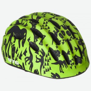 Шлем универсальный Stg HB8-4 цвет: черно-зеленый размер XS, 325 г
